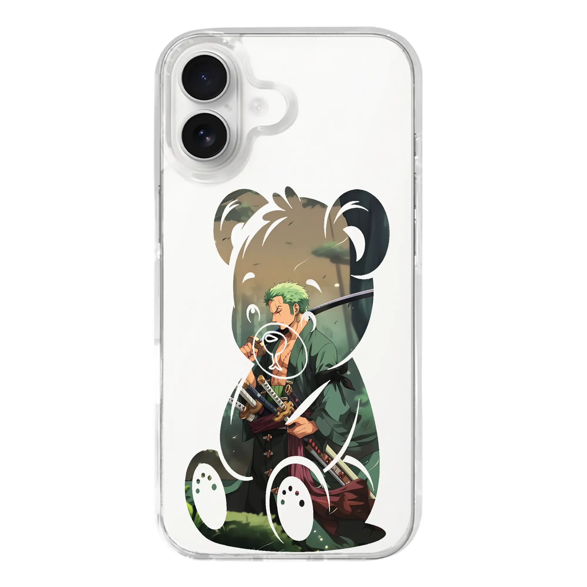 ワンピース グッズ ロロノア・ゾロ - iPhone 17シリーズ 透明スマホケース – 薄型・耐衝撃・精密フィット保護カバー